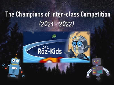 The Champions of Raz-Kids Online Reading Programme (2021 - 2022)