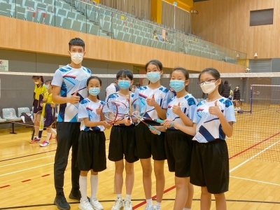 我校榮獲大嶼山區女子羽毛球校際比賽季軍