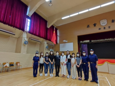 香港升旗隊總會與本校升旗隊導師合辦幼稚園教師升旗培訓班