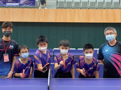 本校學生勇奪 2022-2023年度大嶼山區小學校際乒乓球比賽男子團體賽冠軍