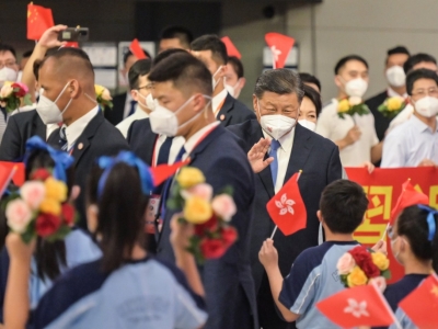 香港回歸祖國25周年接送領導人活動